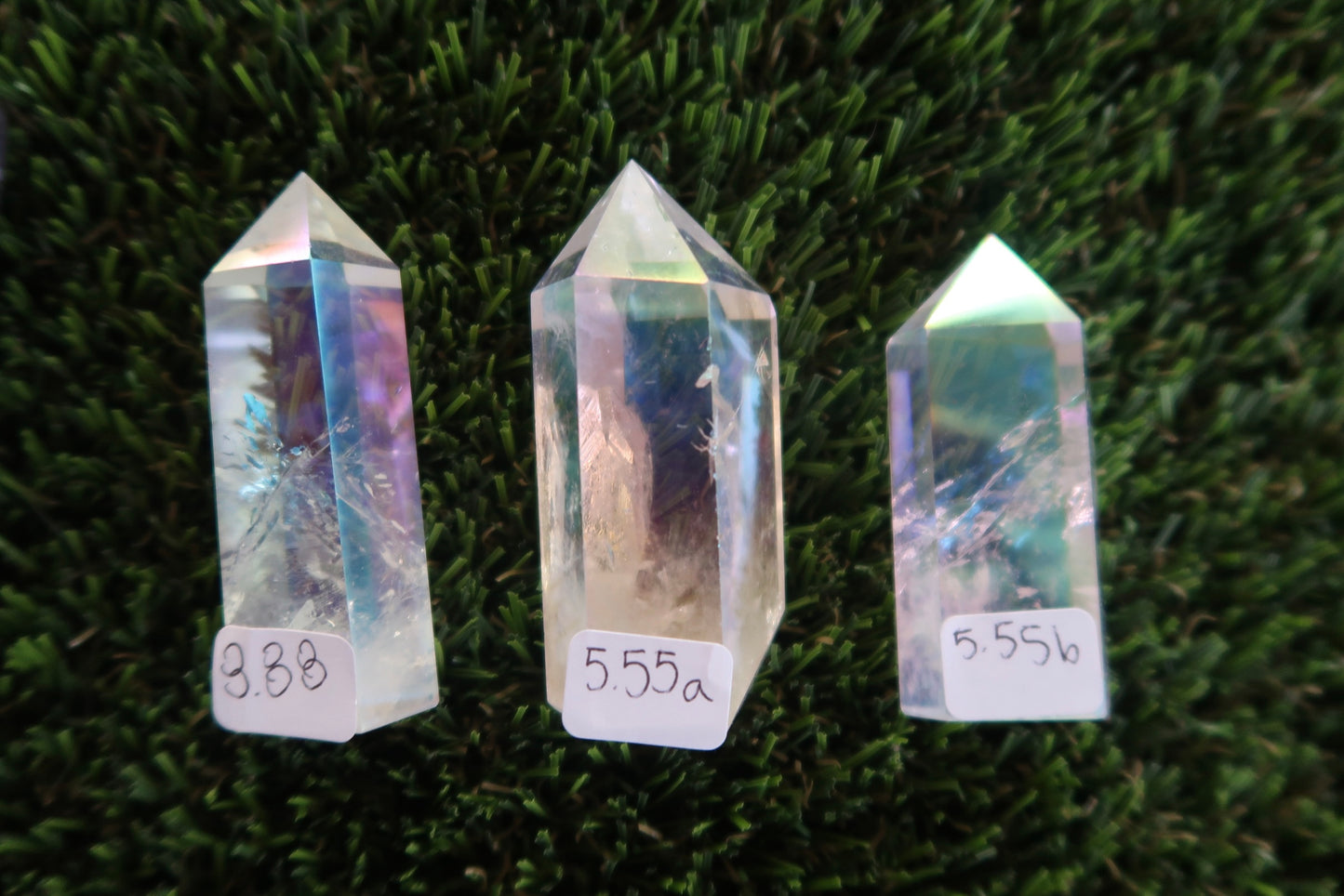 Aura Clear Quartz Towers