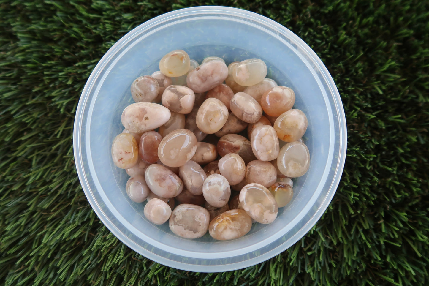 Tumbled Flower Agate