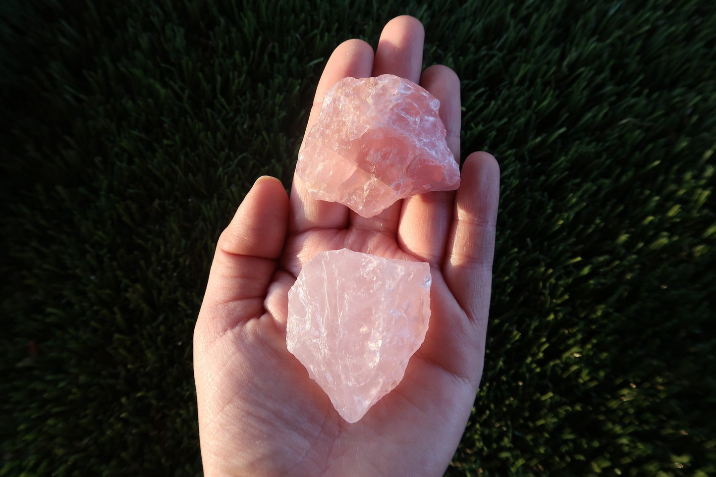 Raw Rose Quartz