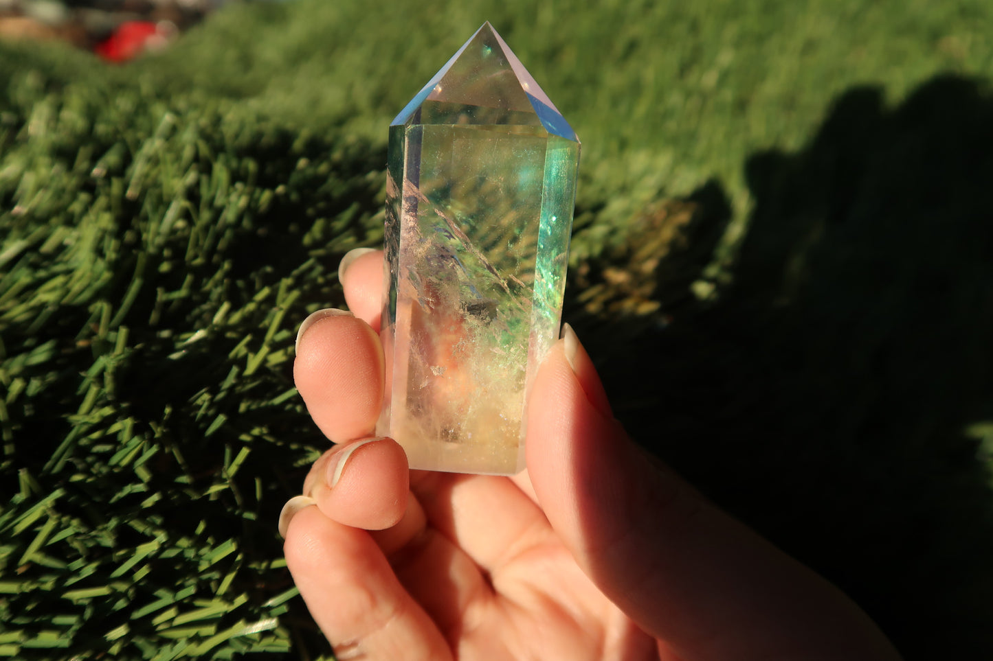 Aura Clear Quartz Towers