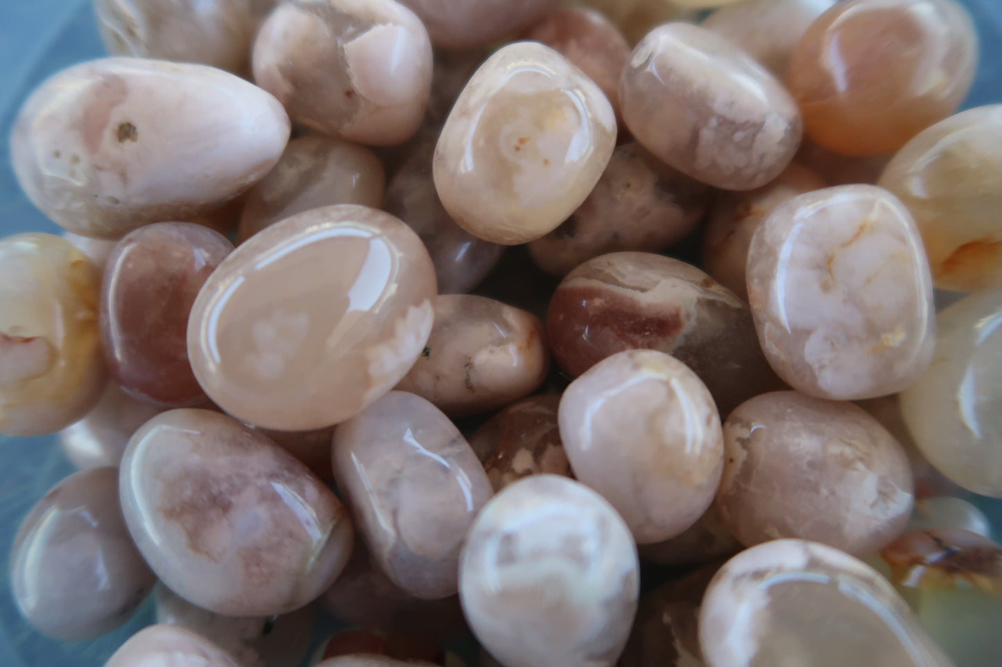 Tumbled Flower Agate