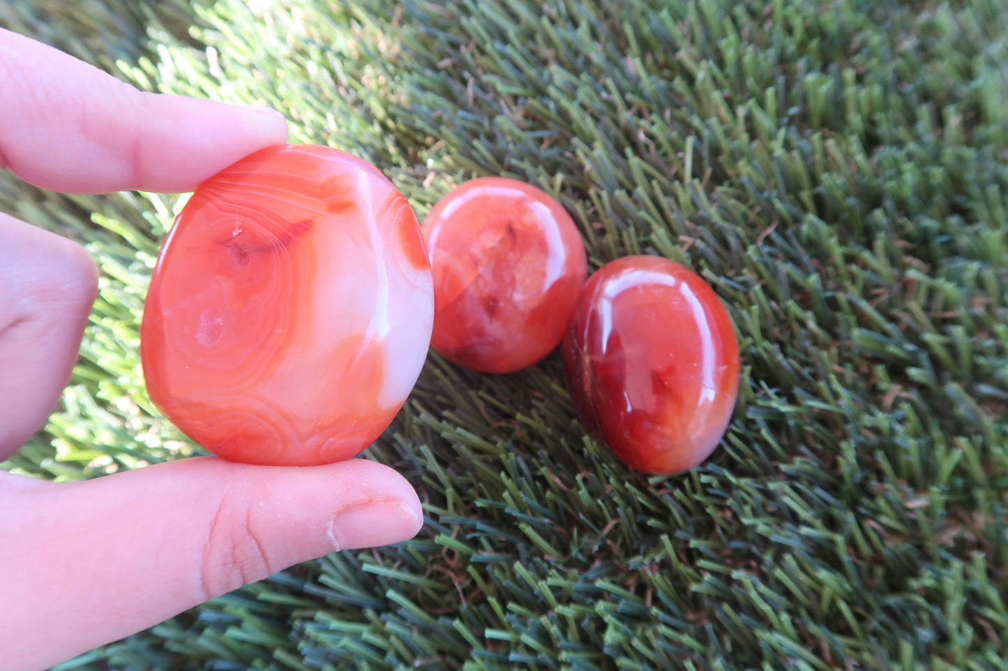 Carnelian Palmstone